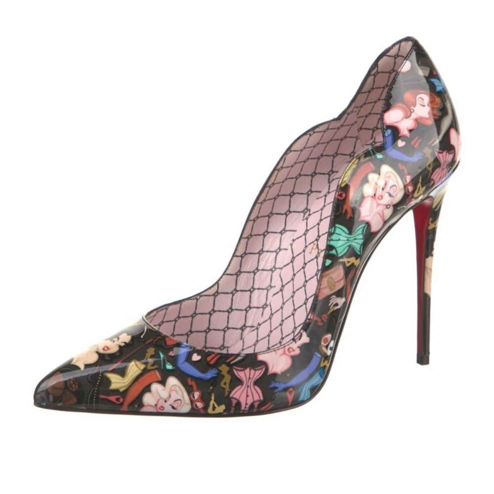 Christian Louboutin Printed Pumps - Picture 2 of 6